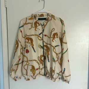 Stylish Women's Jacket with Animal Print